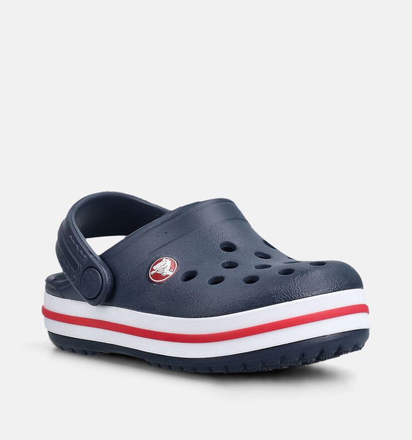 Crocs Crocband Claquettes en Bleu fonc&eacute; pour filles, gar&ccedil;ons (371010)