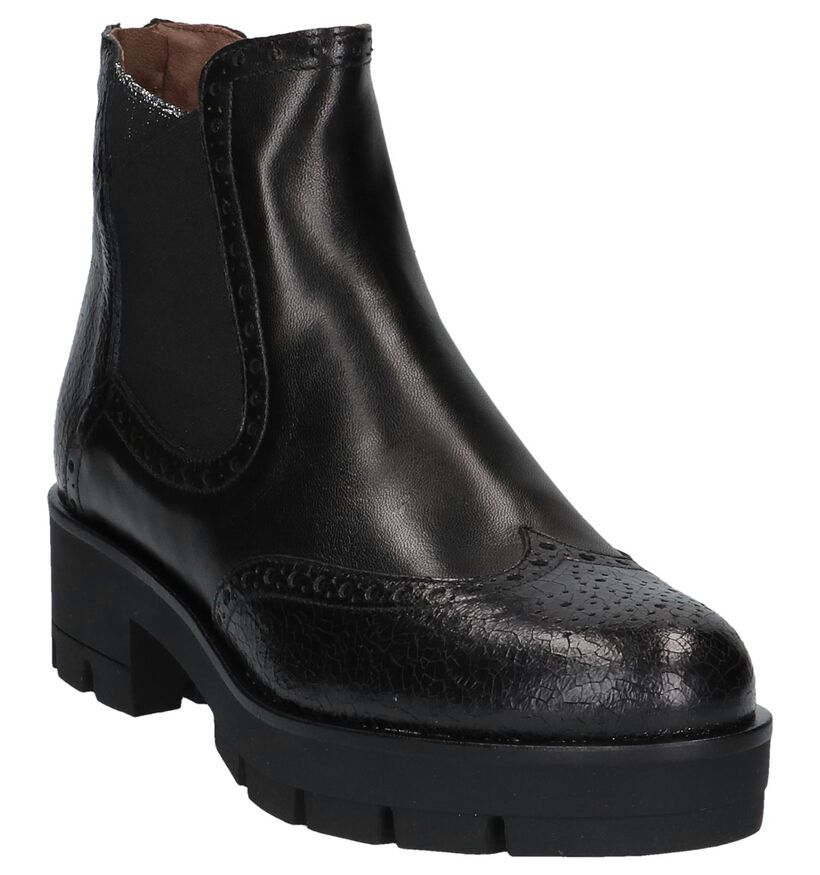 Zwarte Stoere Boots NeroGiardini in leer (226495)