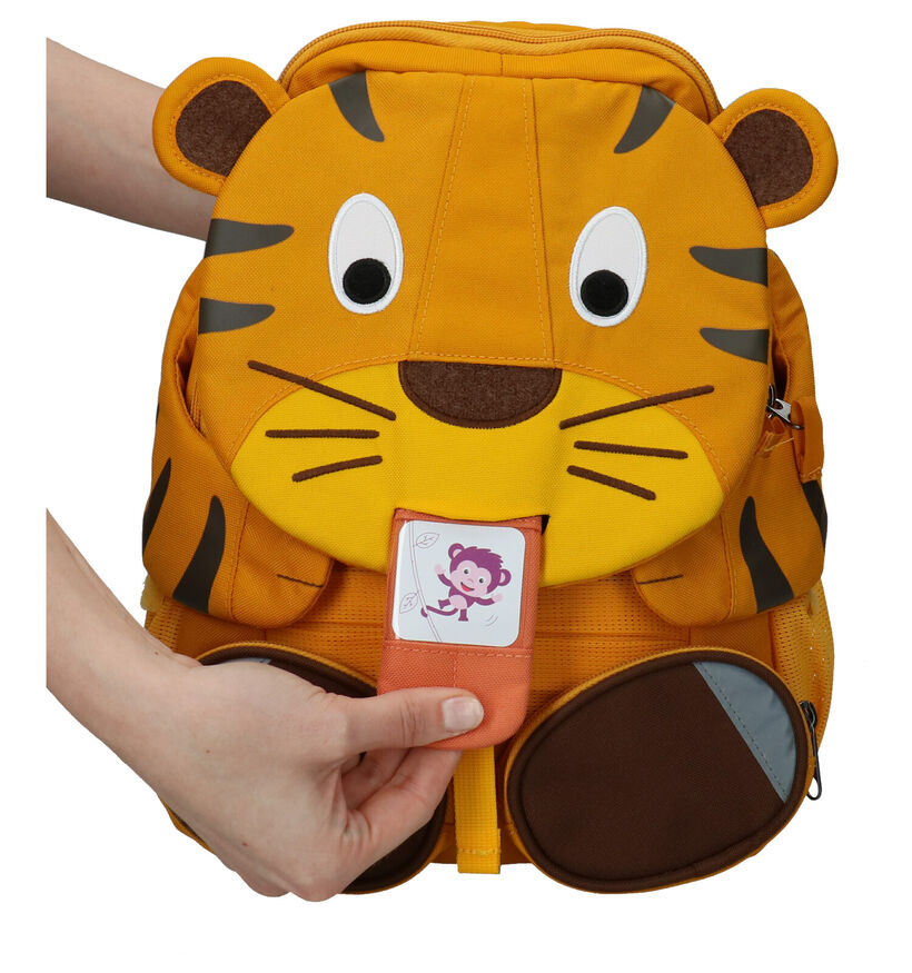 Affenzahn Tiger Sac à dos en Jaune en textile (285795)