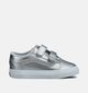 Vans Old Skool V Baskets à Velcro en Argent pour filles (361019)
