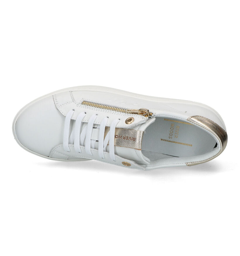 River Woods Liara Baskets en Blanc en cuir (322695)