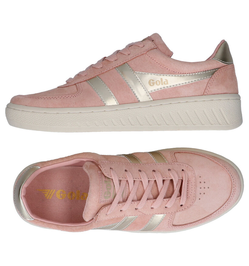 Gola Grandslam Pearl Baskets en Rose en nubuck (289183)