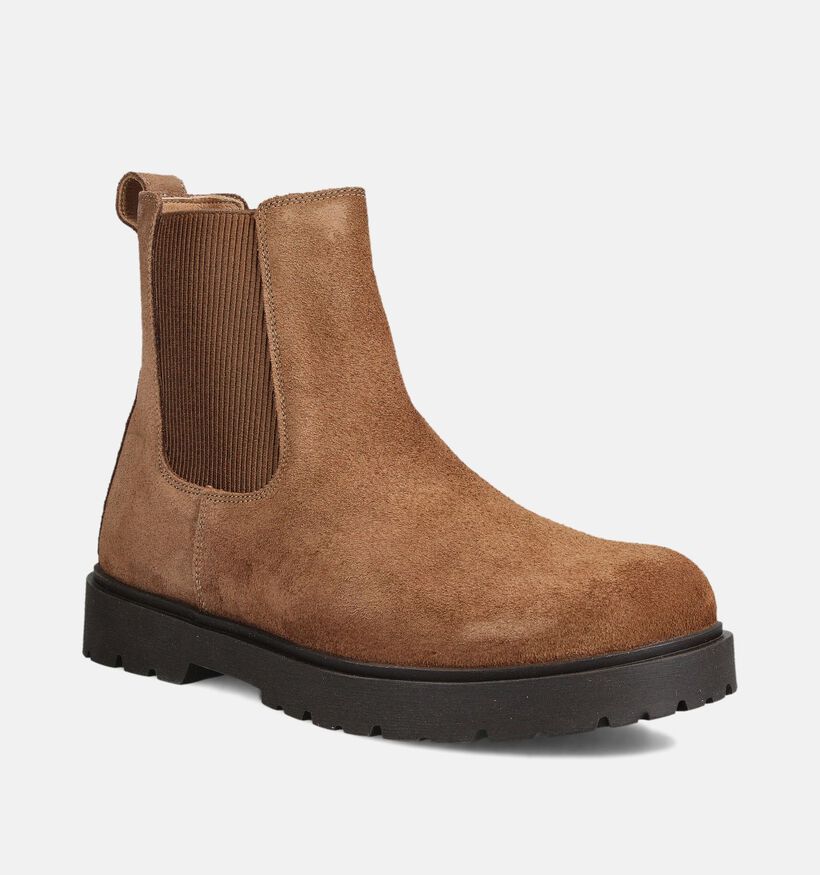 Birkenstock Highwood Mid Bottines Chelsea en Marron pour hommes (360276) - pour semelles orthopédiques