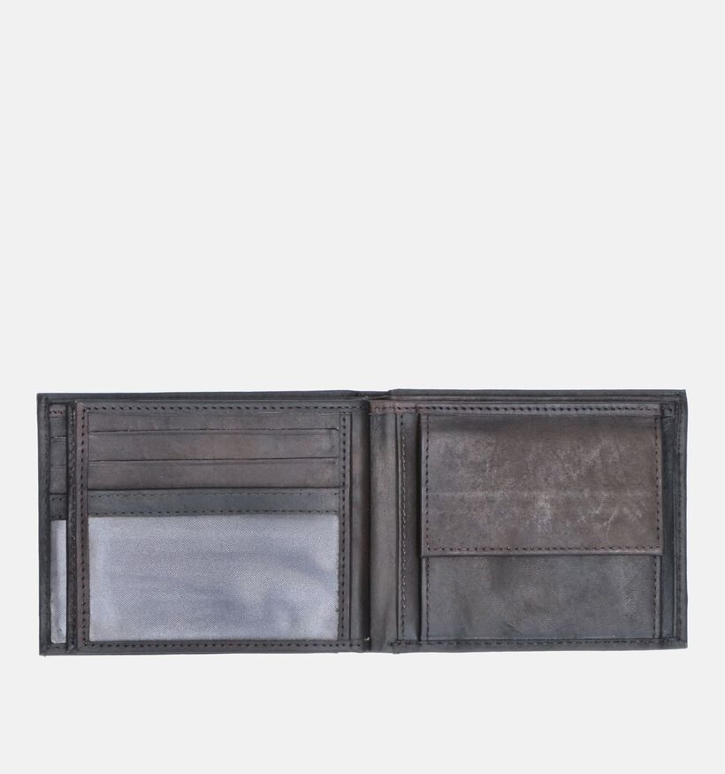 Euro-Leather Portefeuille en Marron pour hommes (353553)