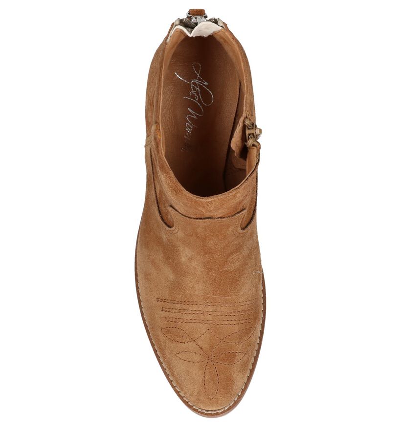 Cognac Western Enkellaarzen Alpe in daim (248821)