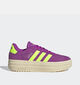 adidas VL Court Bold Baskets sportives en Violet pour femmes (357108) - pour semelles orthopédiques