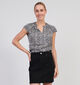 comma Bruine Blouse voor dames (345704)