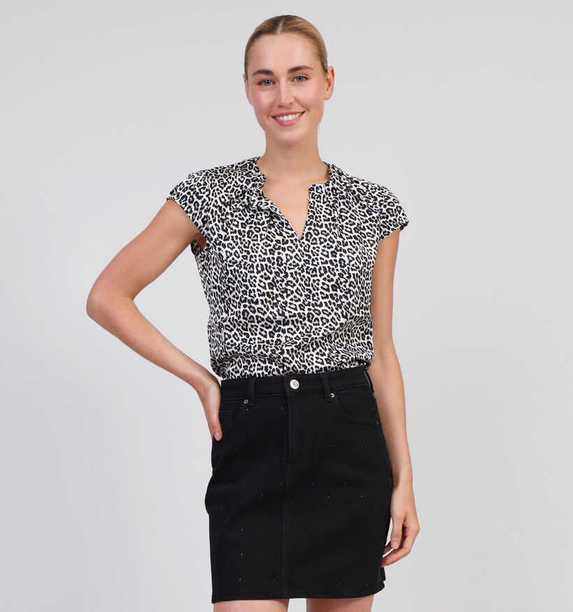 comma Bruine Blouse voor dames (345704)