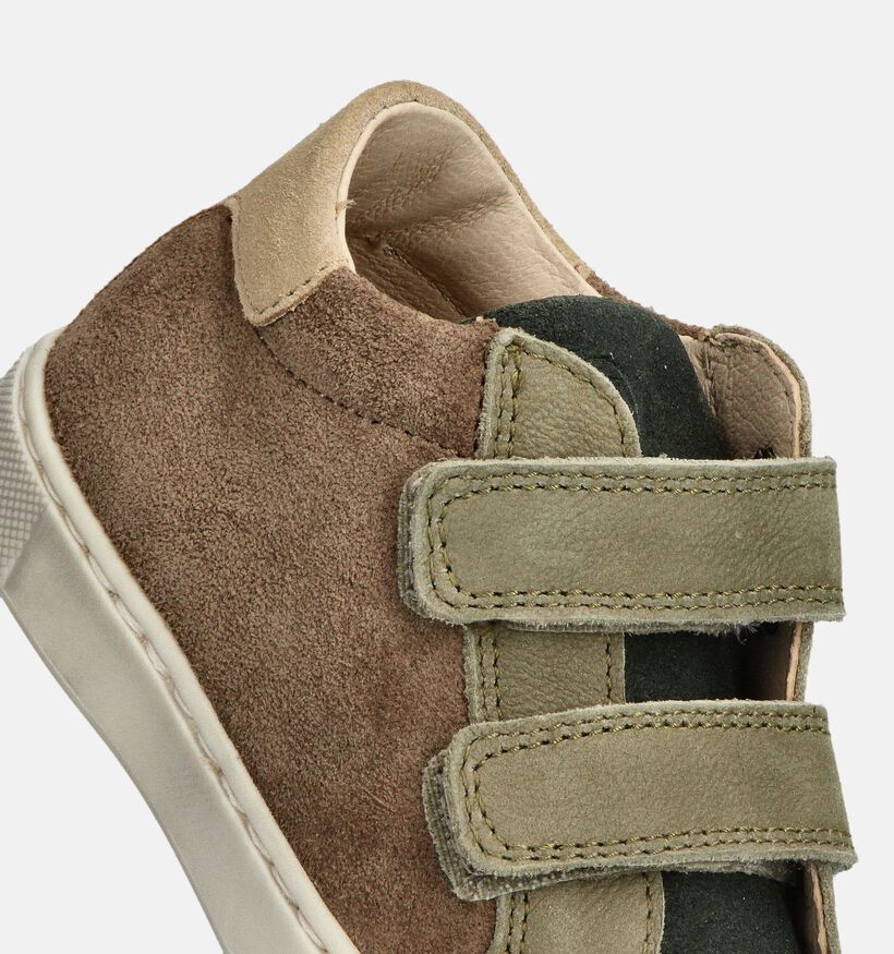 Naturino Lovan Chaussures hautes en Vert/Marron pour filles, garçons (364293) - pour semelles orthopédiques
