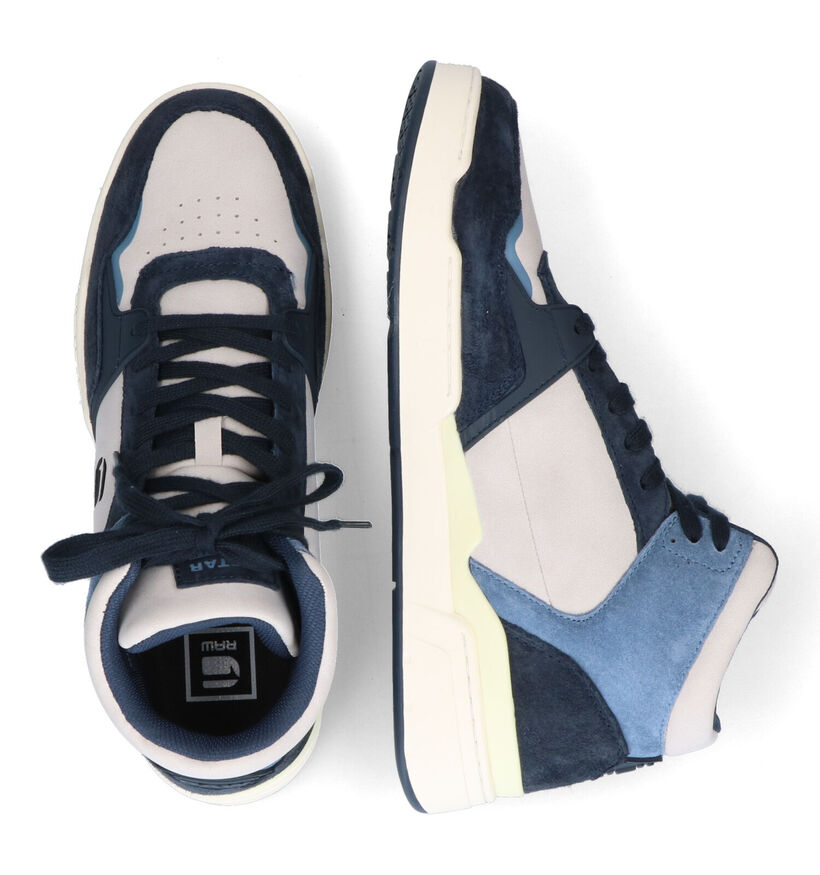 G-Star Attacc MID Blauwe Sneakers voor heren (314306) - geschikt voor steunzolen