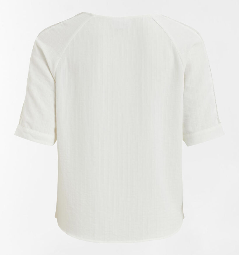Vila Lovie Sleeve T-shirt en Noir (298639)
