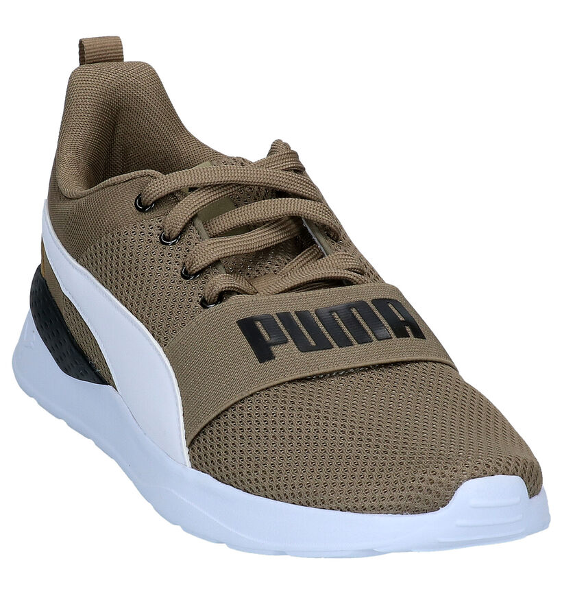 Puma Anzarun en Vert Kaki en textile (293496)
