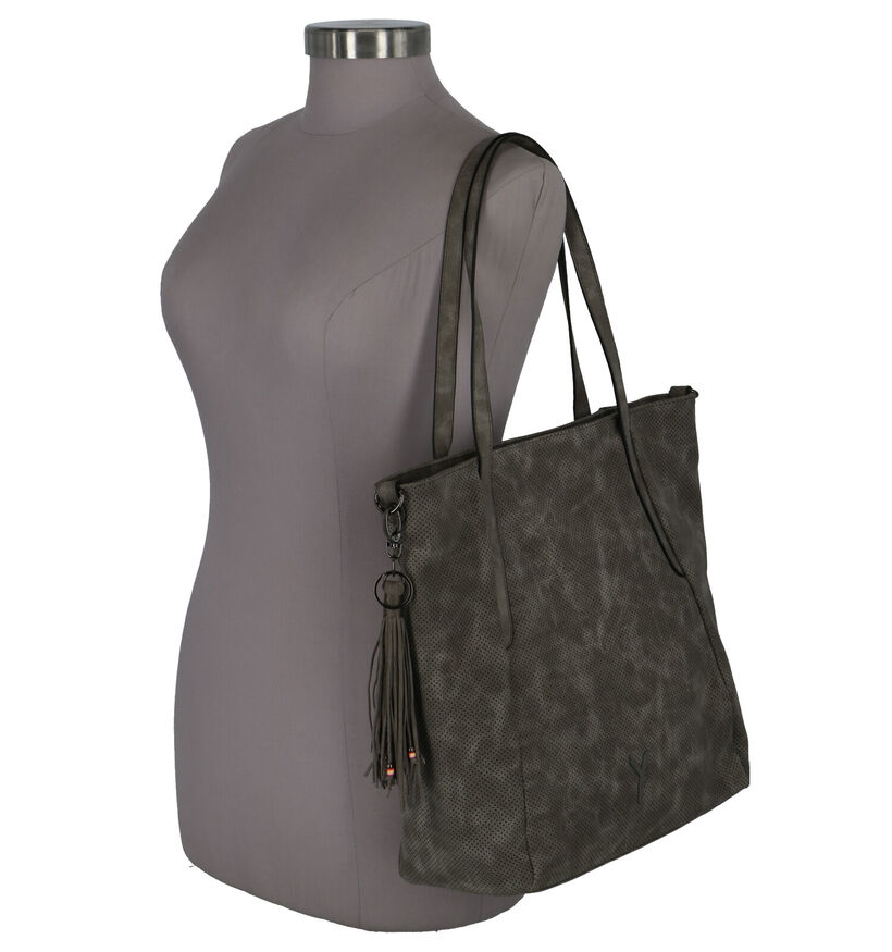 Suri Frey Romy Taupe Shopper Tas in kunstleer (256551)