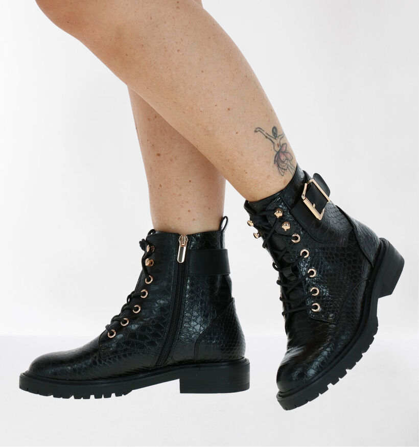 Youh! Zwarte Boots in kunstleer (277410)