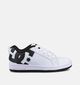 DC Shoes Court Graffik Baskets basses en Blanc pour filles, gar&ccedil;ons (368720) - pour semelles orthop&eacute;diques