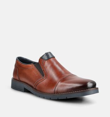Rieker Low Chaussures classiques Noir/Cognac