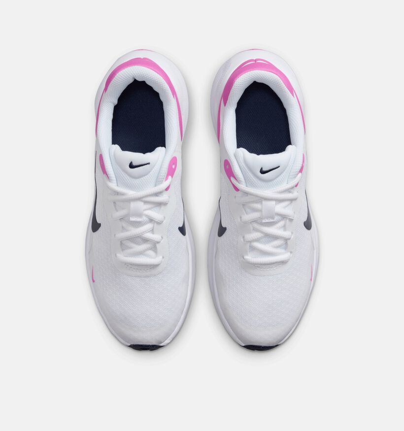 Nike Revolution 7 Witte Sneakers voor meisjes (357205) - geschikt voor steunzolen