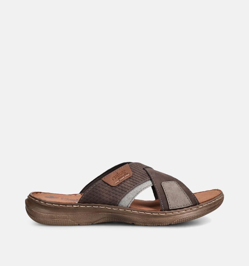 Rieker Bruine Slippers voor heren (354821)