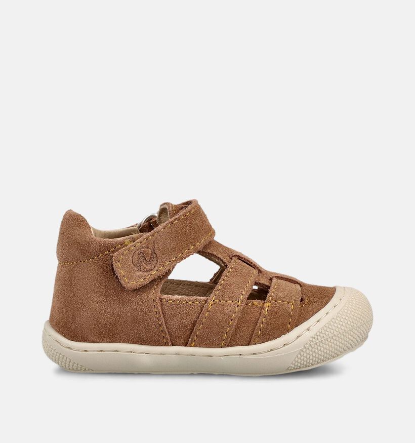 Naturino Suede Sandales pour b&eacute;b&eacute; en Brun fonc&eacute; pour filles, gar&ccedil;ons (371643) - pour semelles orthop&eacute;diques