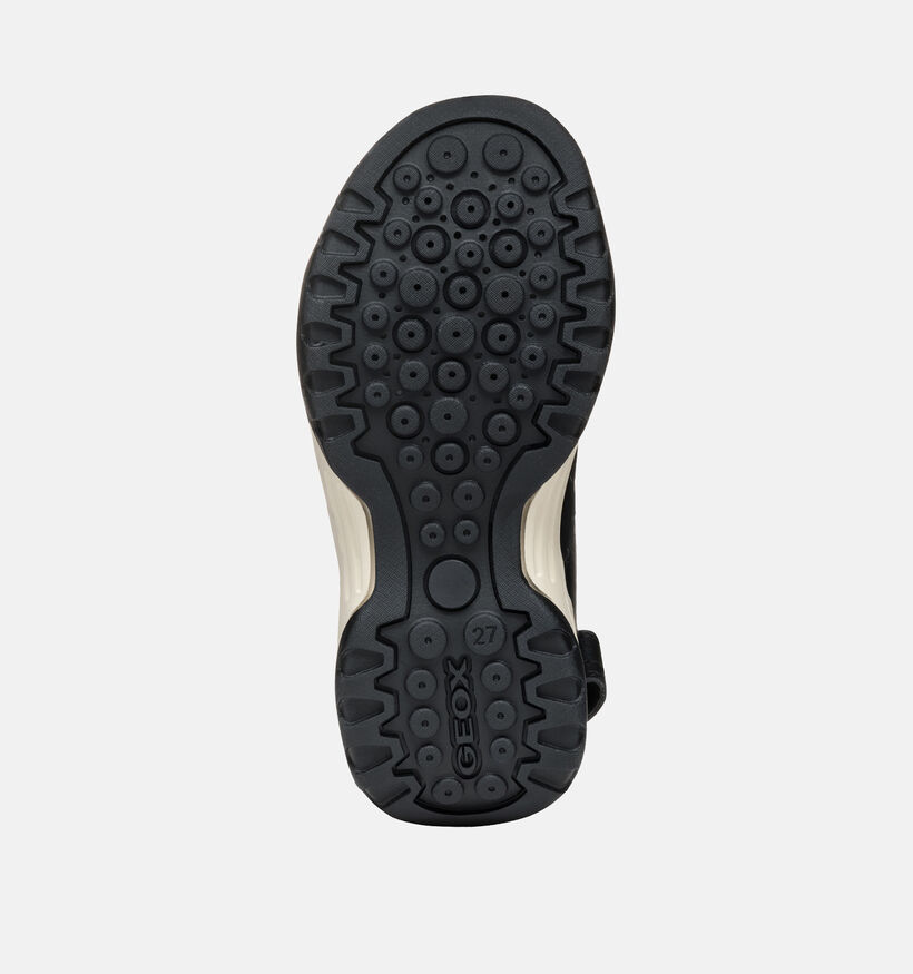 Geox Borealis Zwarte/Beige Sandalen voor jongens (352924)
