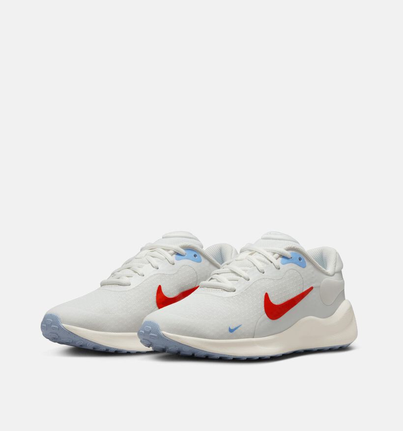 Nike Revolution Baskets basses en Blanc pour filles, garçons (357207) - pour semelles orthopédiques