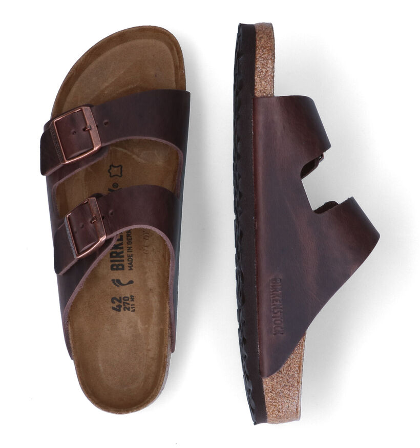 Birkenstock Arizona Bruine Slippers voor heren (322411)