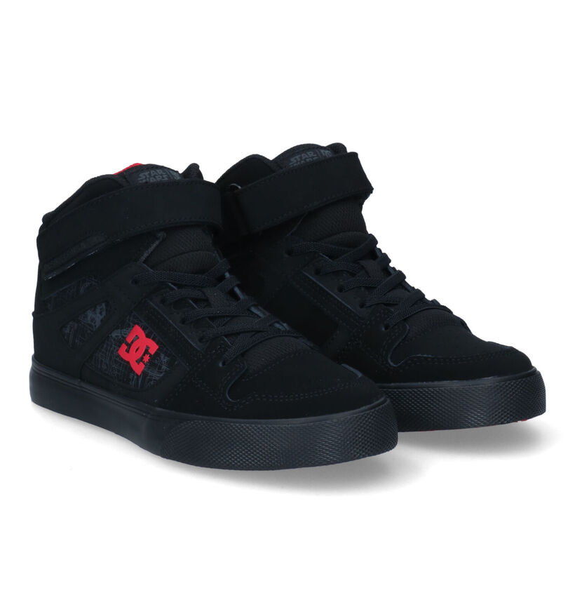 DC Shoes Pure HI Star Wars Zwarte Sneakers in stof (308538)