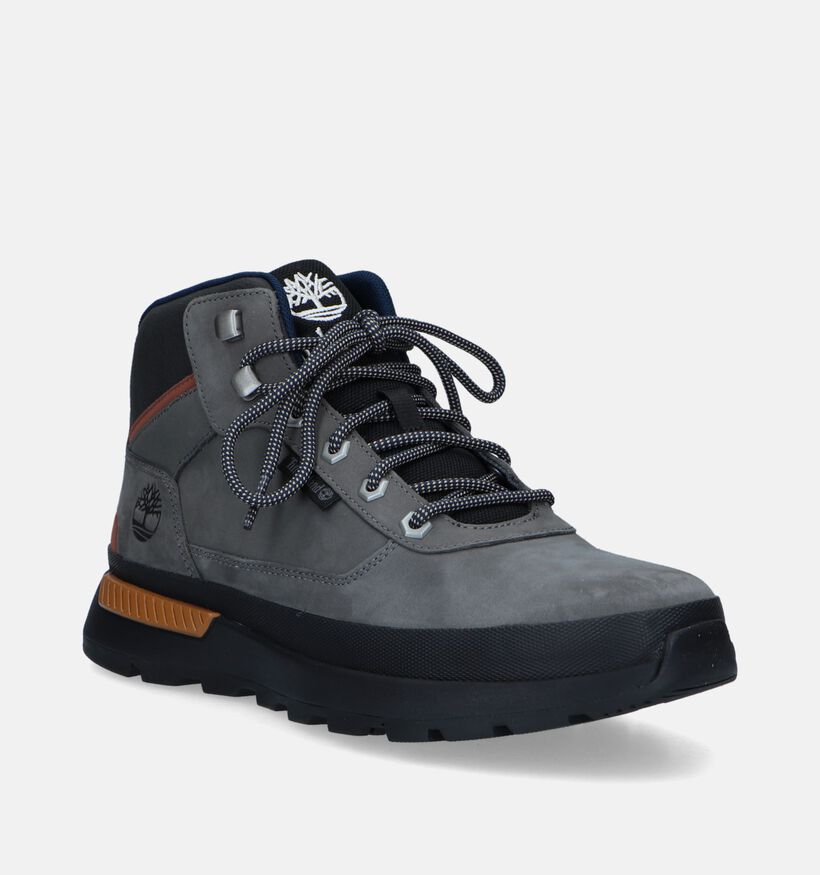 Timberland Field Trekker Mid Grijze Bottines voor heren (344963) - geschikt voor steunzolen