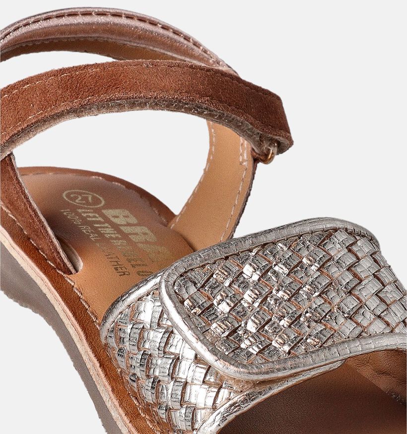 Braqeez Cally Call Sandales en Cognac pour filles (357453)