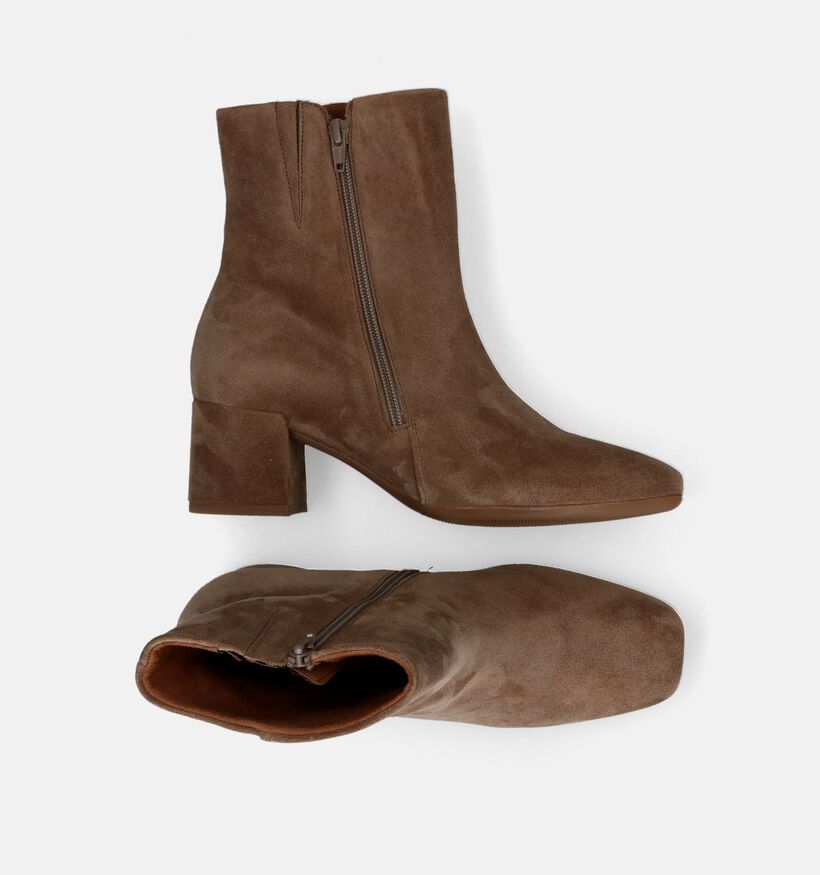 Comfort Bottines à talons en Marron en daim (315155)