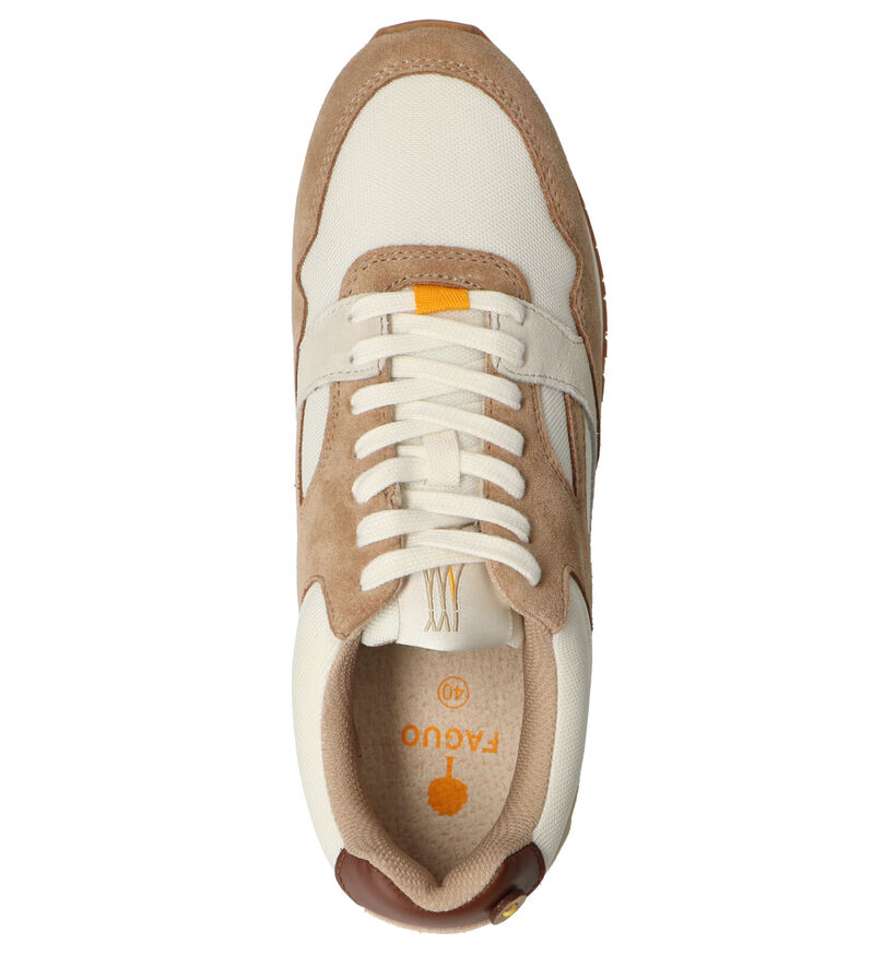 Faguo Ivy Witte Sneakers in nubuck (274843)