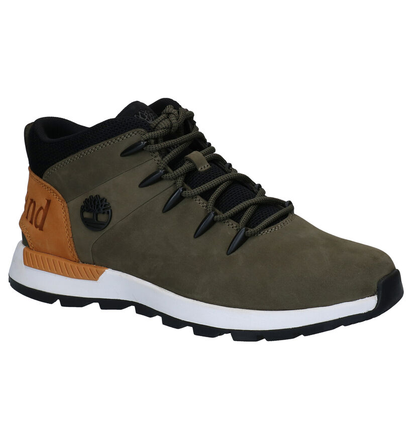 Timberland Sprint Trekker Mid Bottines en Noir pour hommes (344957) - pour semelles orthopédiques