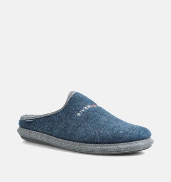 River Woods Pantoffels Blauw