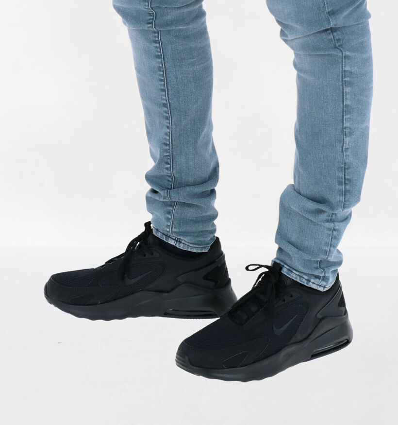 Nike Air Max Bolt Baskets en Noir en textile (284546)