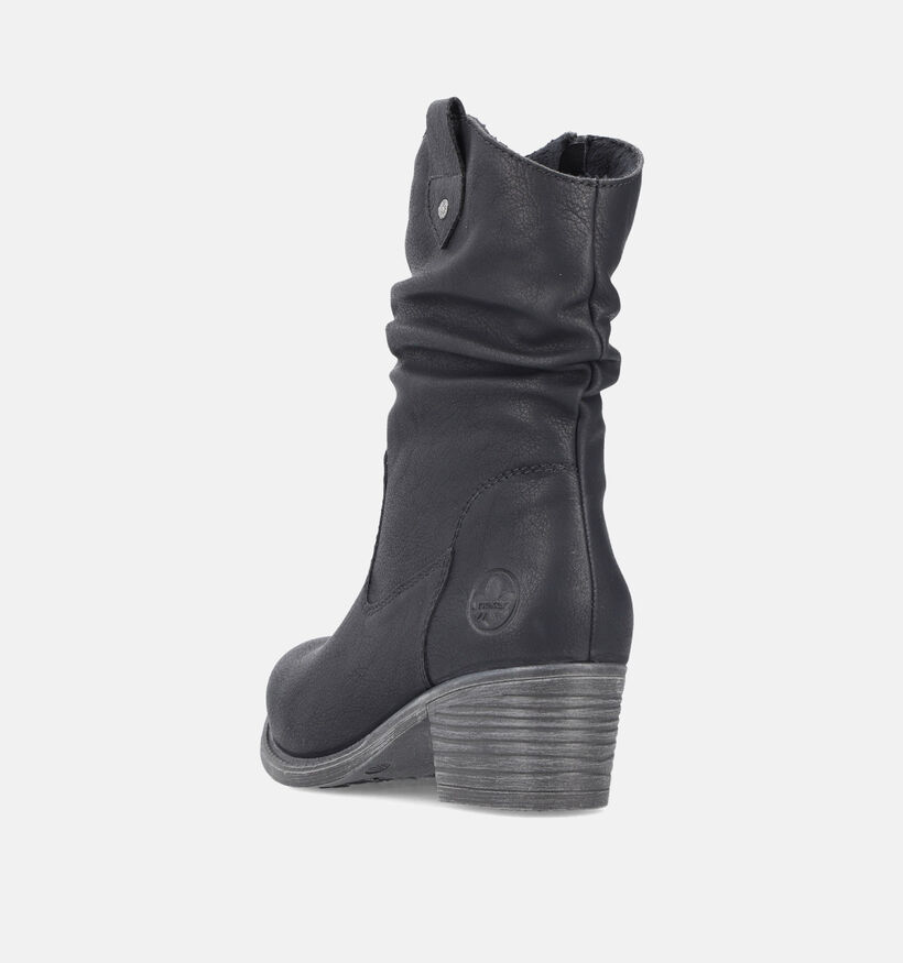 Rieker Zwarte Cowboy boots voor dames (344418)