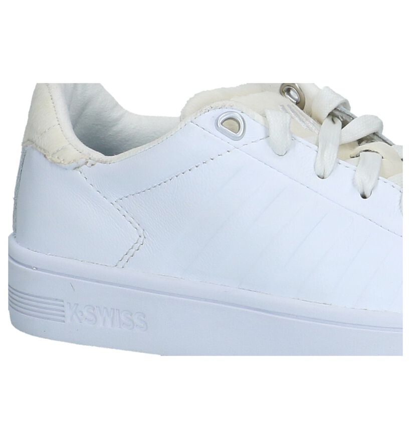 K-Swiss Court Frasco Sneakers Wit in leer (225406)