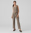 Vero Moda Pia MR Straight Herringbone Grijze Broek L32 (340561)