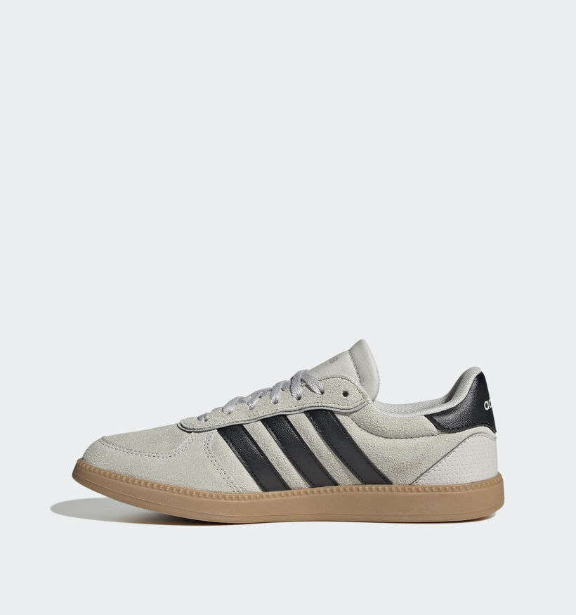 adidas Breaknet Sleek Baskets en Gris/Noir pour femmes (372855) - pour semelles orthop&eacute;diques