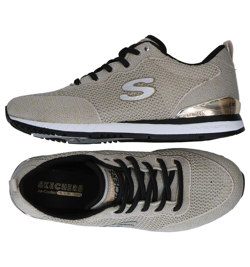 Skechers Sunlite Magic Dust Baskets en Or en textile (286850)