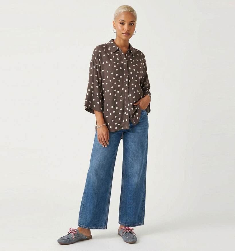 Vero Moda Elisa Donkerbruine Blouse voor dames (374964)