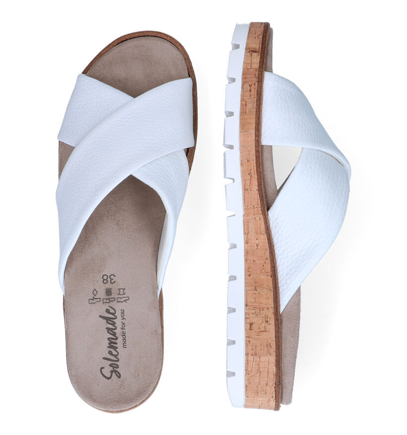 Solemade Mia Nu-pieds en Blanc en cuir (305190)