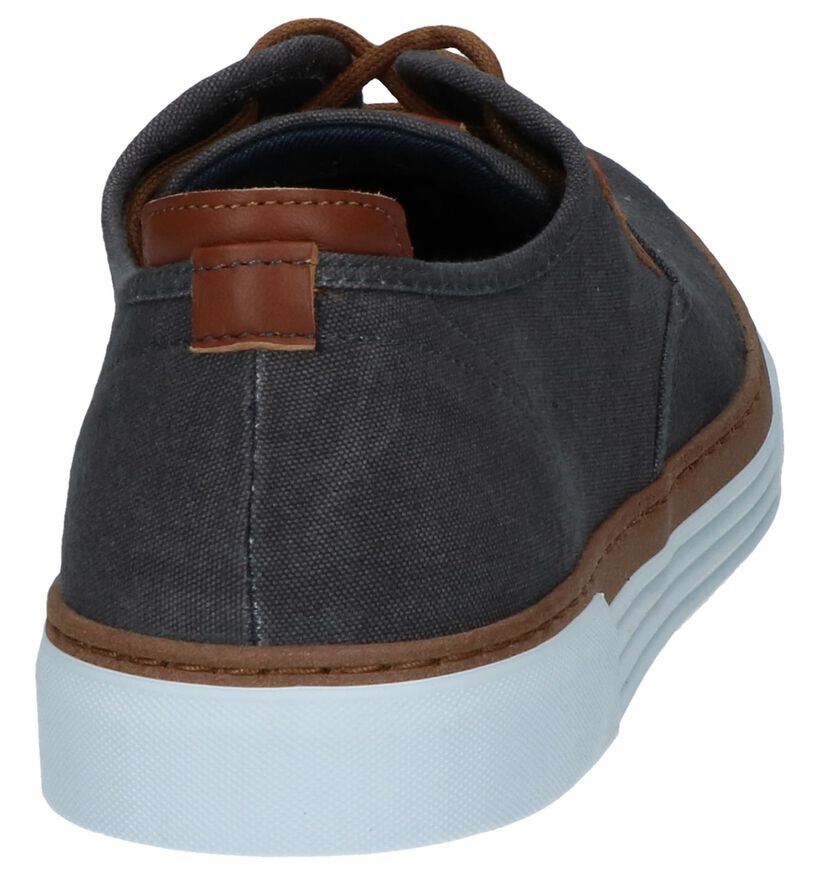 Camel Active Chaussures à lacets en Gris foncé en textile (271434)