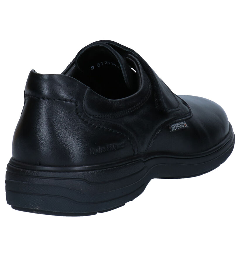 Mephisto Delio Riko Chaussures à velcro en Noir pour hommes (298247) - pour semelles orthopédiques