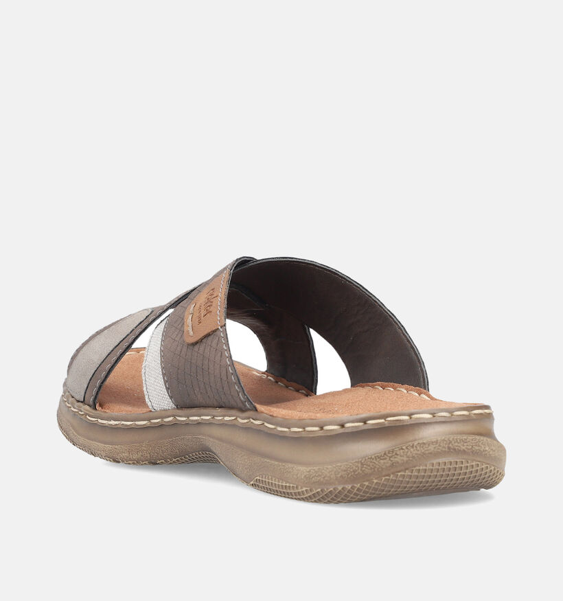 Rieker Bruine Slippers voor heren (354821)