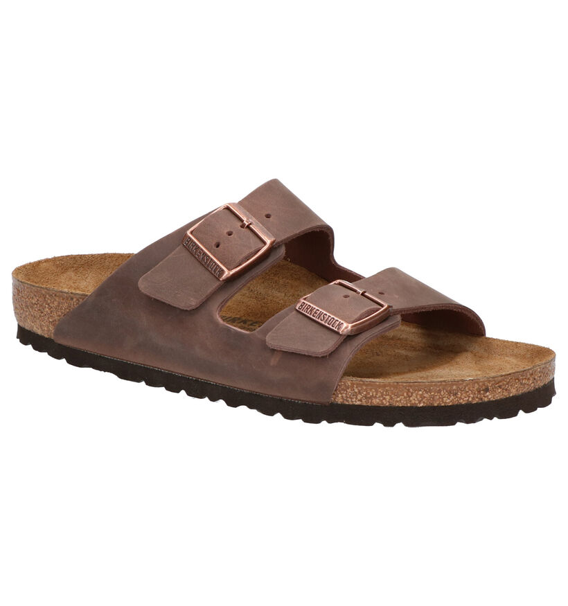 Birkenstock Arizona Bruine Slippers voor heren (322411)