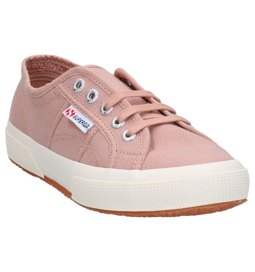 Superga Grijze Sneakers in stof (284295)