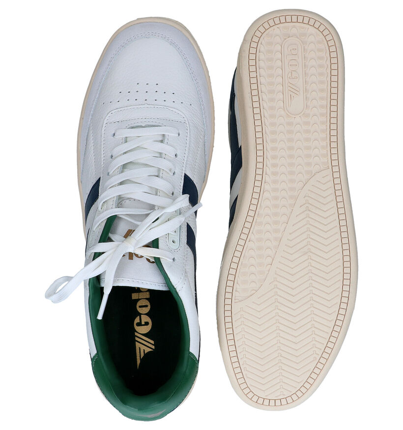 Gola Contact Baskets en Blanc pour hommes (328679) - pour semelles orthopédiques
