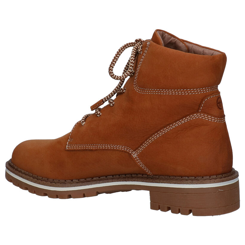 Tamaris Bottines en Cognac en nubuck (280794)