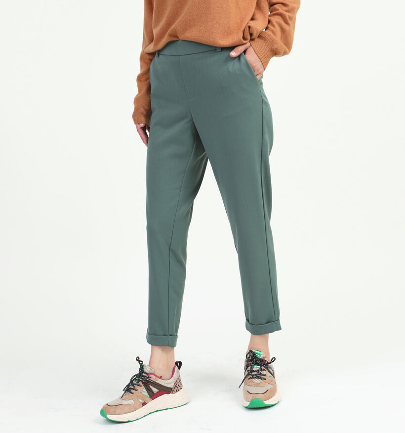 Vero Moda Maya Mr Loos Solid Pantalon en Vert L30 pour femmes (328962)