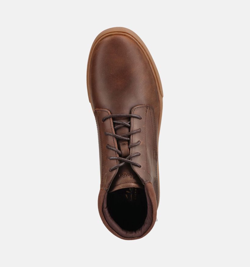 Clarks Lydford Bruine Boots met Veters voor heren (376484) - geschikt voor steunzolen